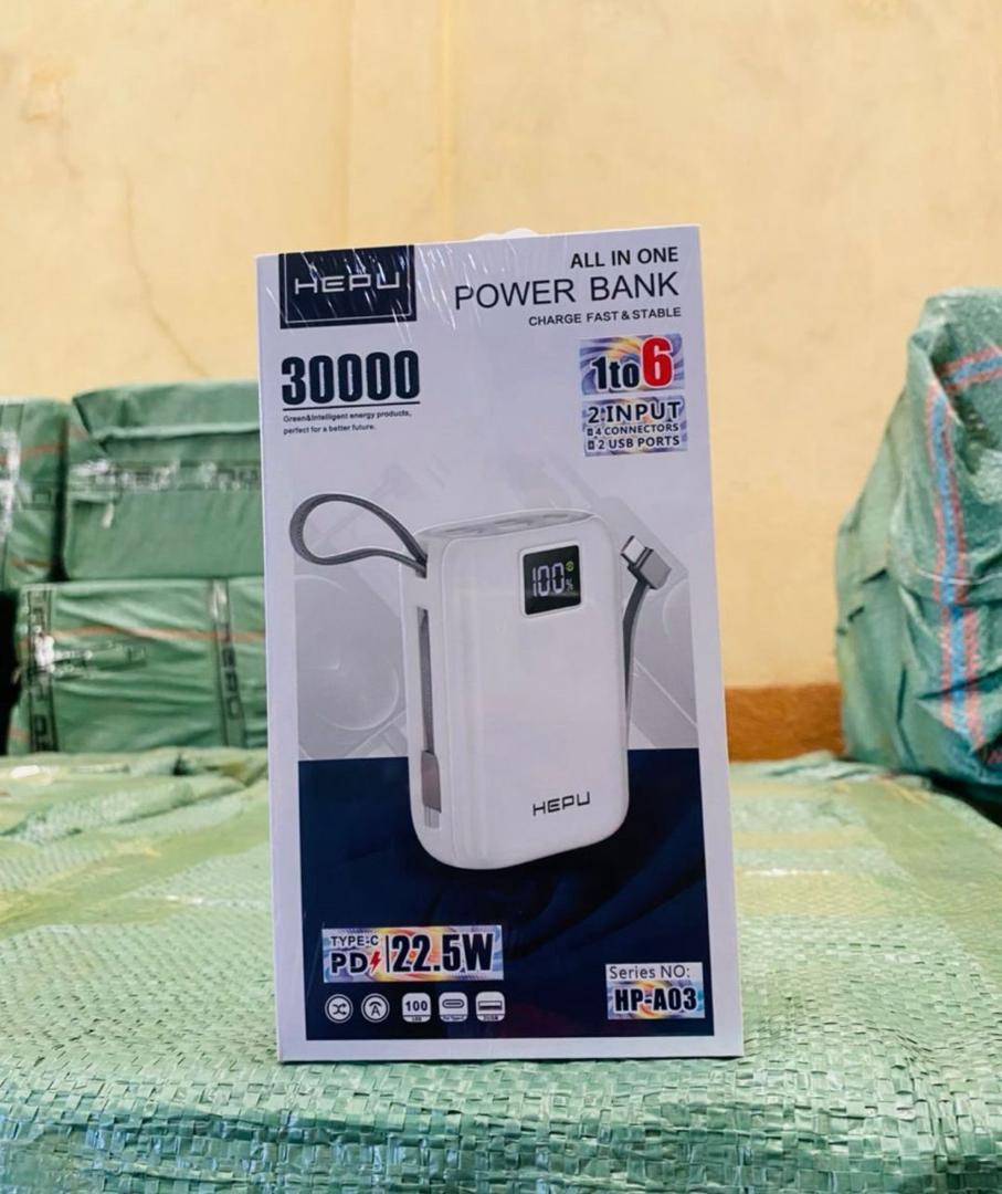 High-quality power bank with fast charging technology. Portable and lightweight, perfect for charging phones, Bluetooth devices, and other USB gadgets anytime, anywhere. Ideal for travel, work, and daily use. Durable design with safety protection against